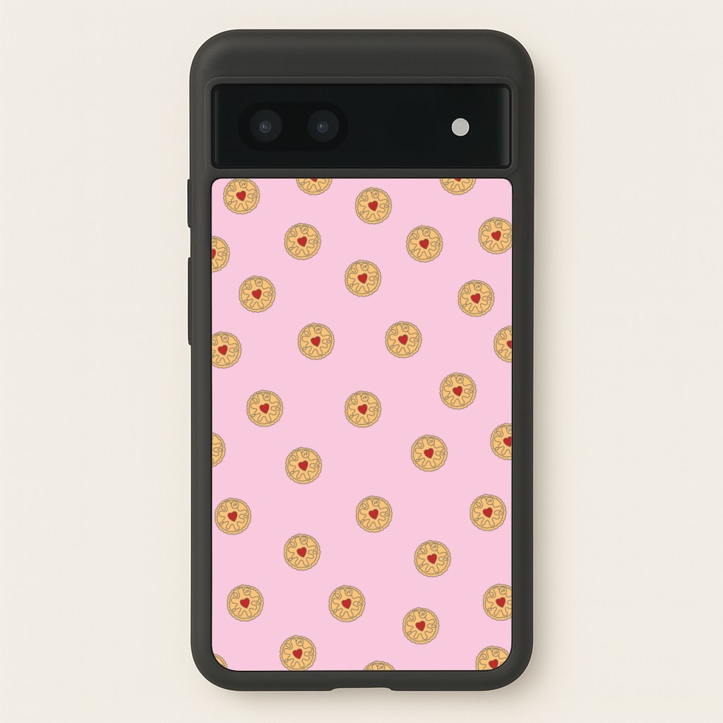 Jammy Doggers - Biscuits Patterns - Biscuits Patterns Phone Case for Google Pixel 7a