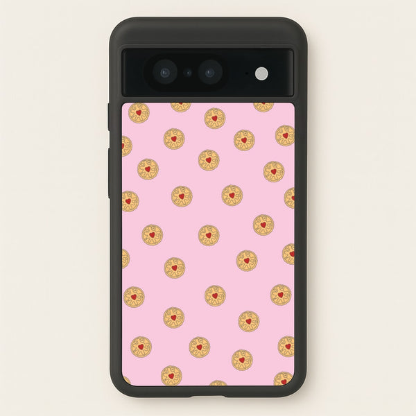 Jammy Doggers - Biscuits Patterns - Biscuits Patterns Phone Case for Google Pixel 8