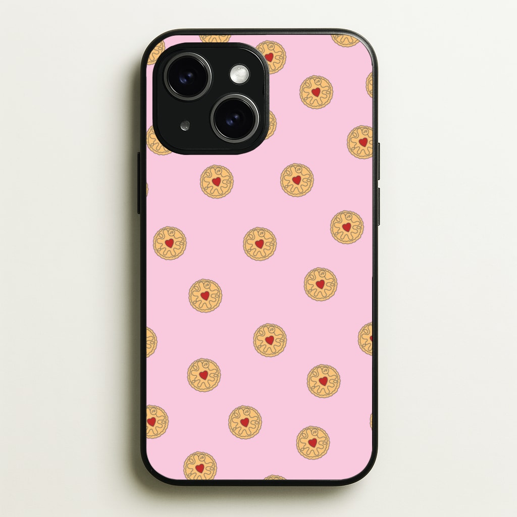 Jammy Doggers - Biscuits Patterns - Biscuits Patterns Phone Case for iPhone 15