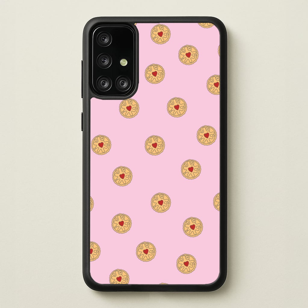 Jammy Doggers - Biscuits Patterns - Biscuits Patterns Phone Case for Galaxy A71