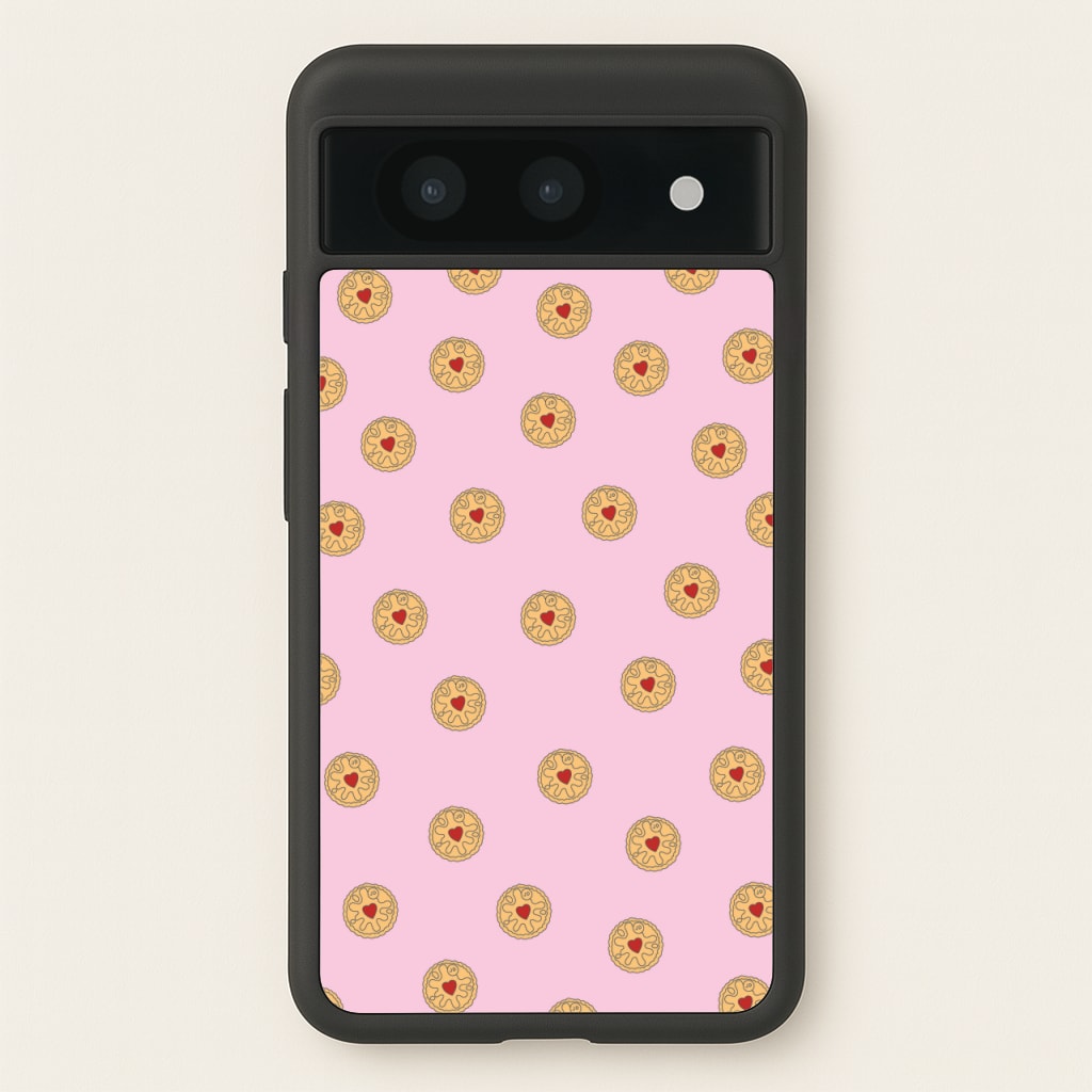 Jammy Doggers - Biscuits Patterns - Biscuits Patterns Phone Case for Google Pixel 8a