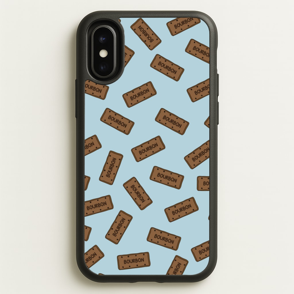 Bourbons - Biscuits Patterns - Biscuits Patterns Phone Case for iPhone X / XS