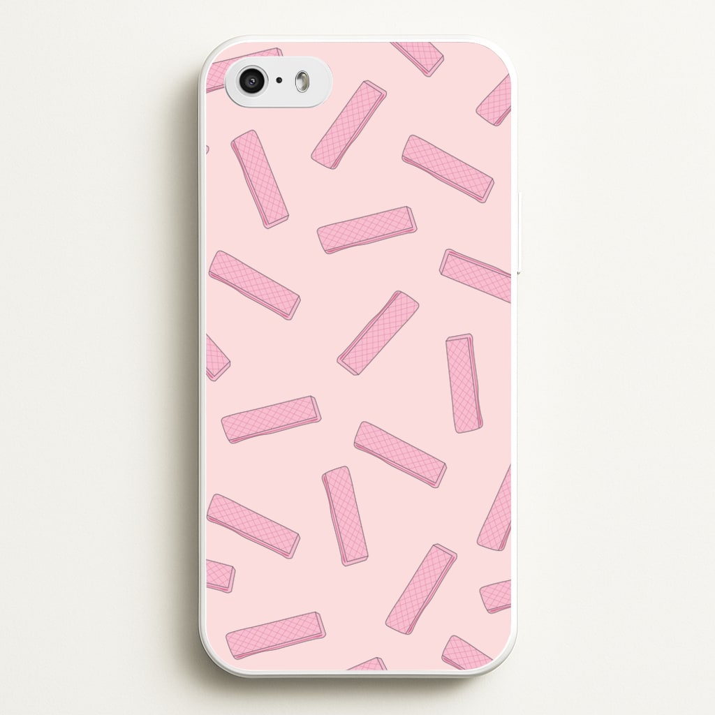 Pink Waffers - Biscuits Patterns - Biscuits Patterns Phone Case for iPhone 5 / 5s / SE 2016