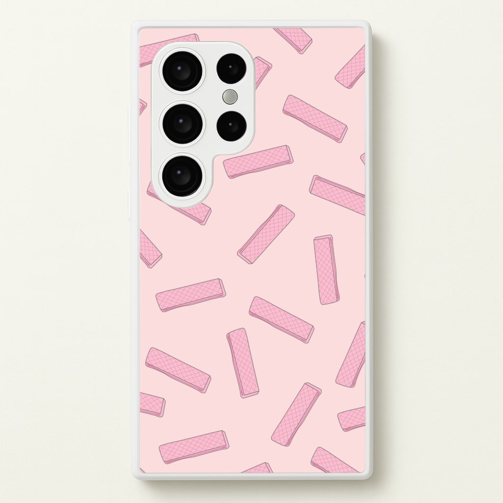 Pink Waffers - Biscuits Patterns - Biscuits Patterns Phone Case for Galaxy S24 Ultra