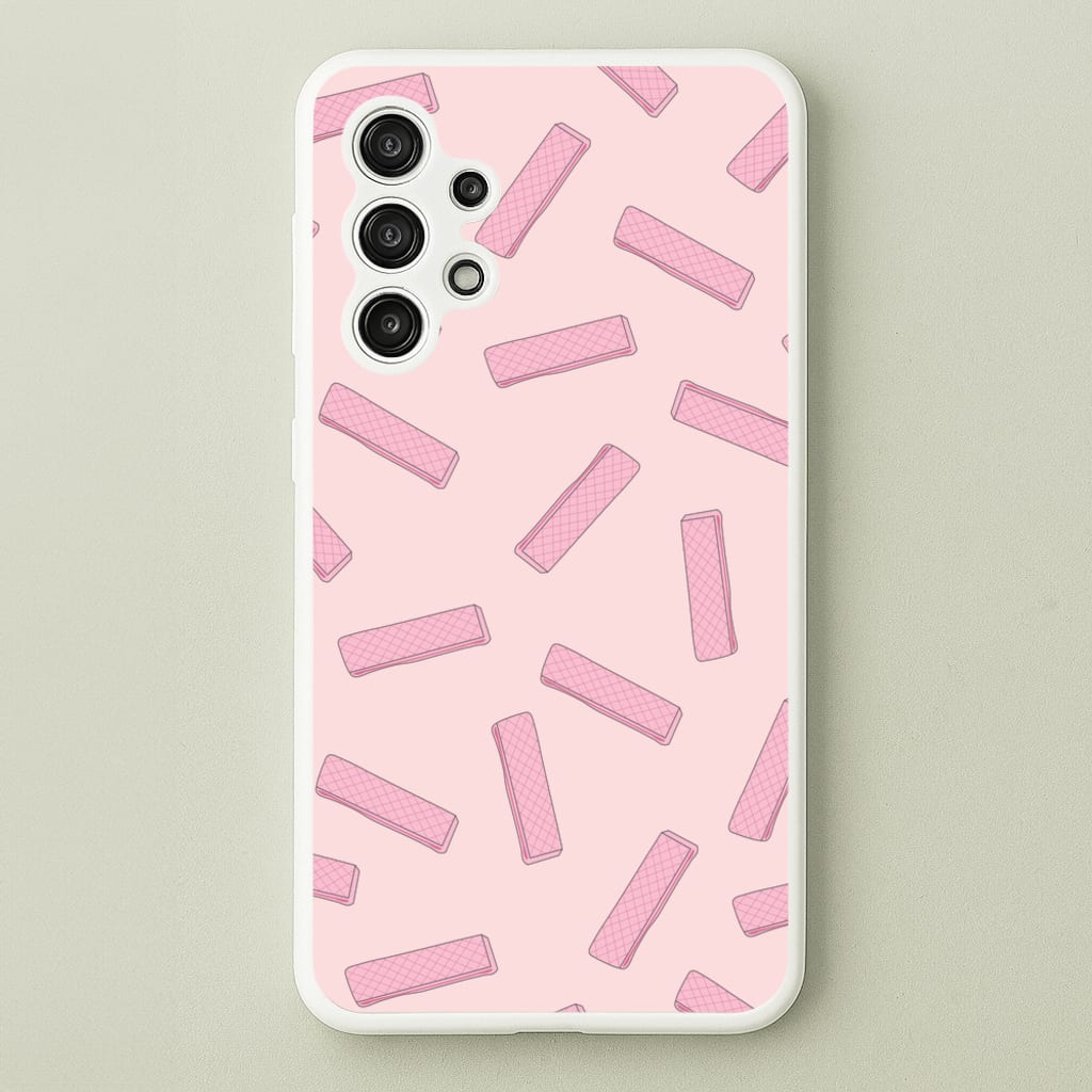 Pink Waffers - Biscuits Patterns - Biscuits Patterns Phone Case for Galaxy A13