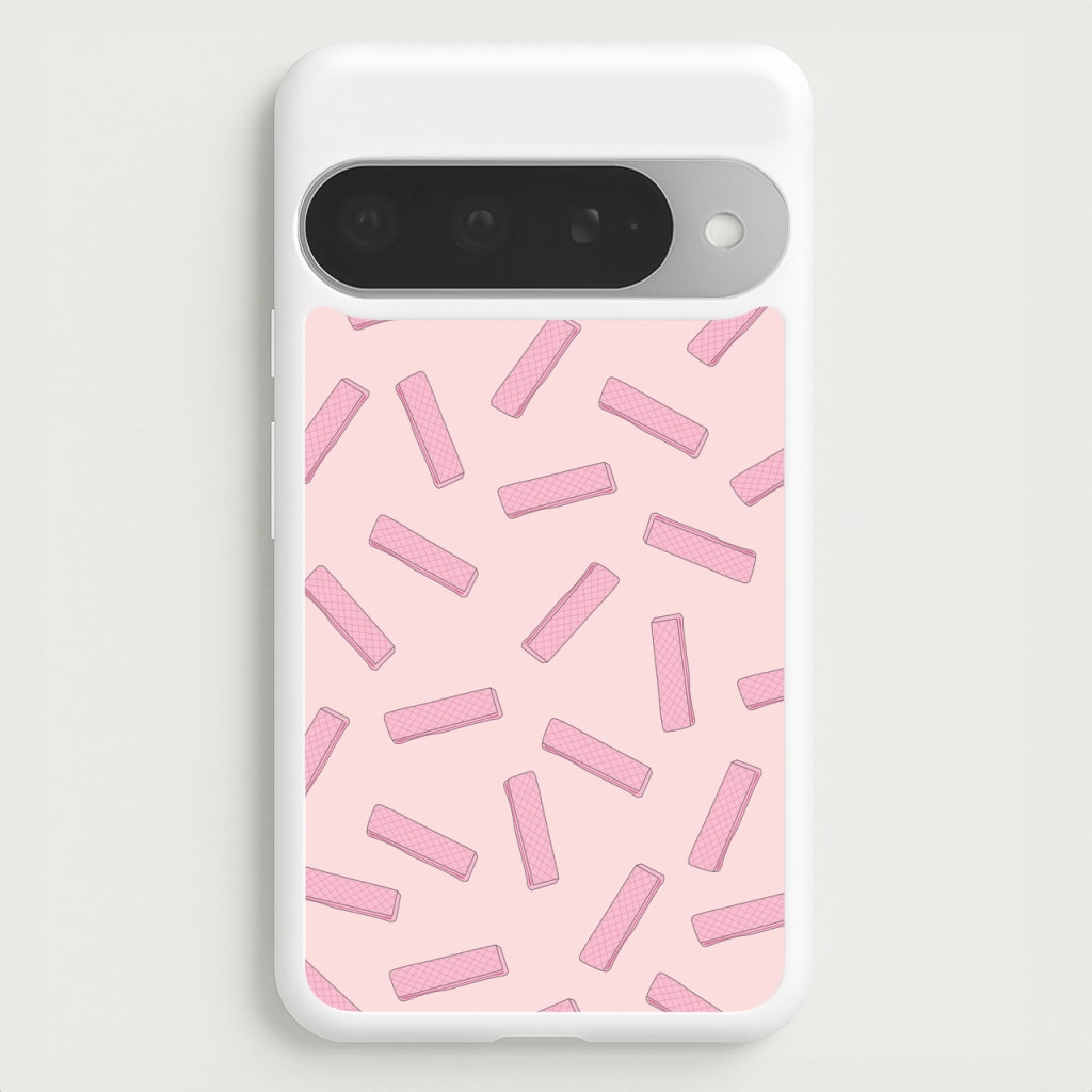 Pink Waffers - Biscuits Patterns Phone Case for Google Pixel 10 Pro XL