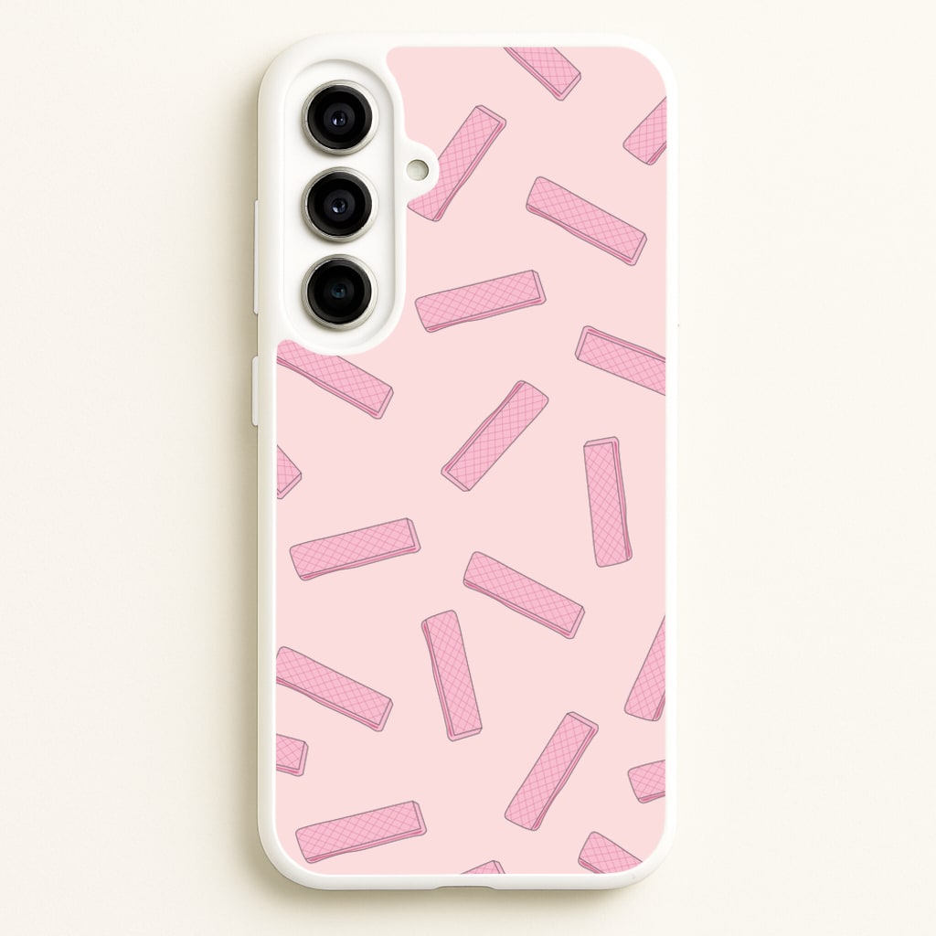 Pink Waffers - Biscuits Patterns - Biscuits Patterns Phone Case for Galaxy A56