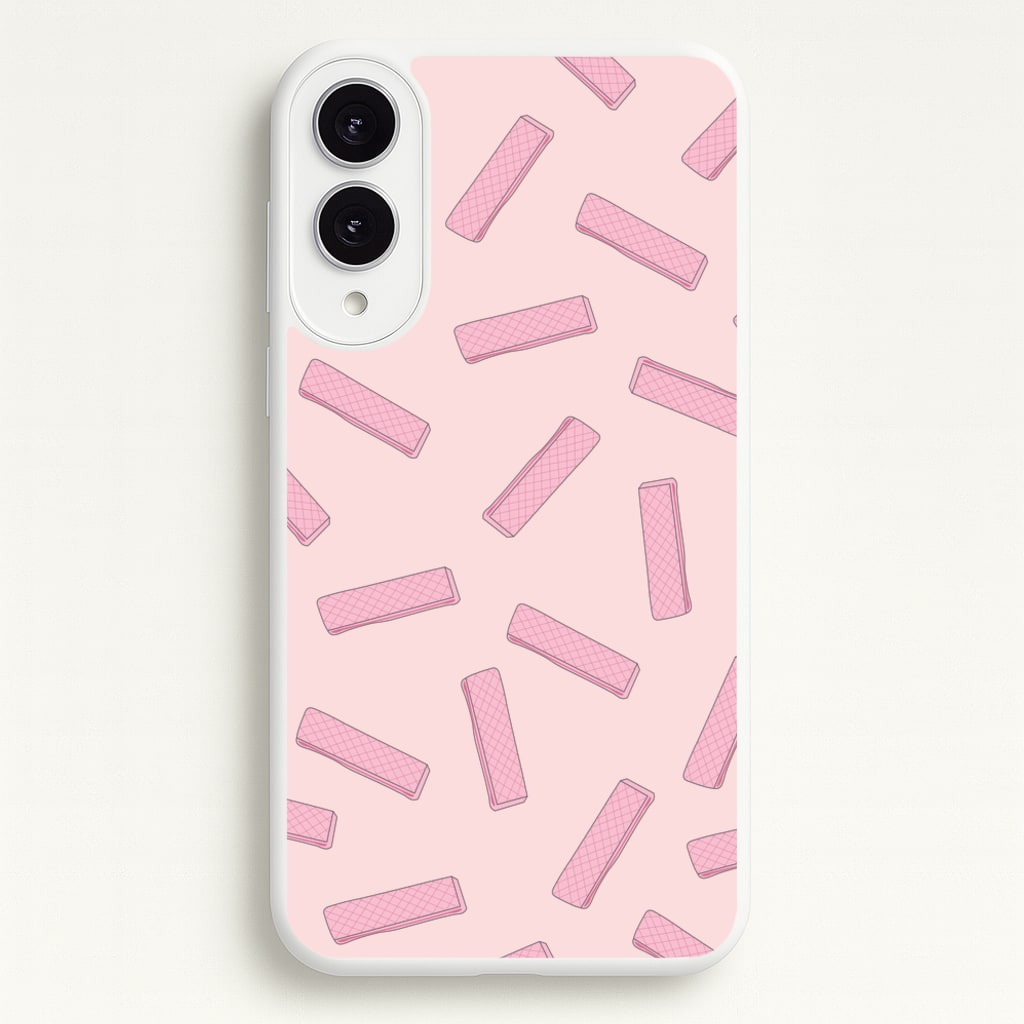 Pink Waffers - Biscuits Patterns - Biscuits Patterns Phone Case for Galaxy S25 Edge