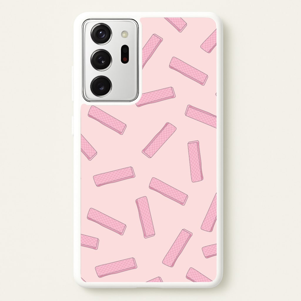 Pink Waffers - Biscuits Patterns - Biscuits Patterns Phone Case for Galaxy Note 20 Ultra