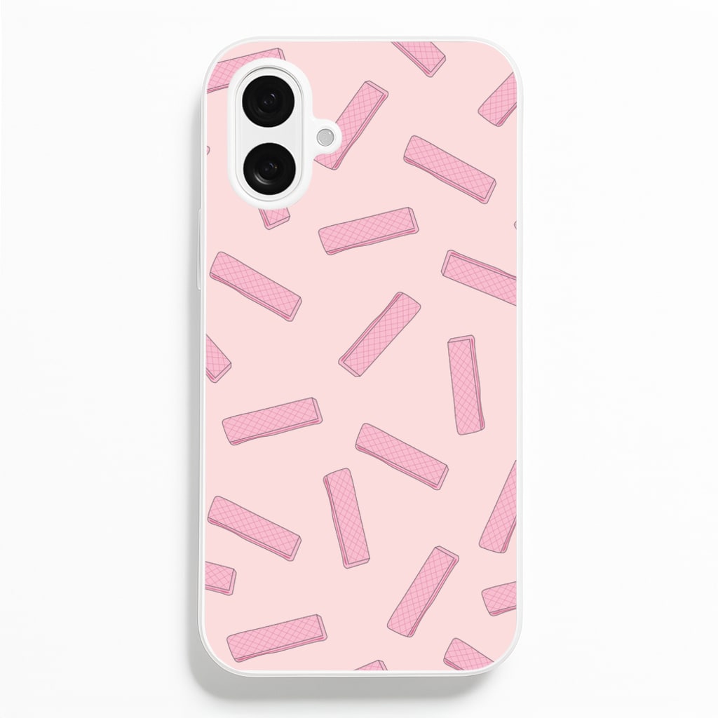Pink Waffers - Biscuits Patterns - Biscuits Patterns Phone Case for iPhone 16 Plus