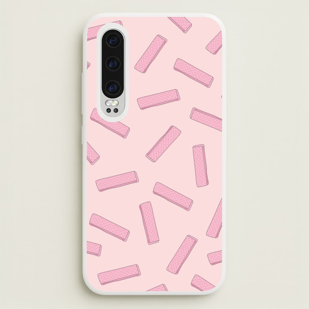 Pink Waffers - Biscuits Patterns - Biscuits Patterns Phone Case for Huawei P30