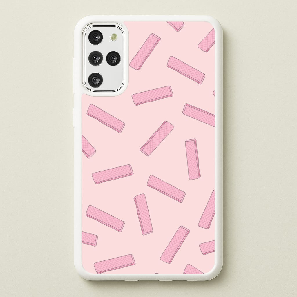 Pink Waffers - Biscuits Patterns - Biscuits Patterns Phone Case for Galaxy S20 Plus