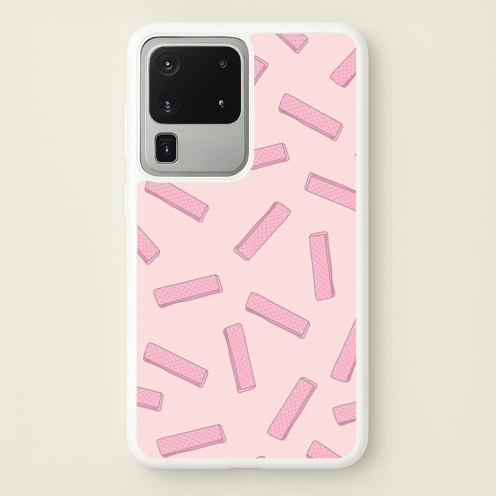Pink Waffers - Biscuits Patterns - Biscuits Patterns Phone Case for Galaxy S20 Ultra