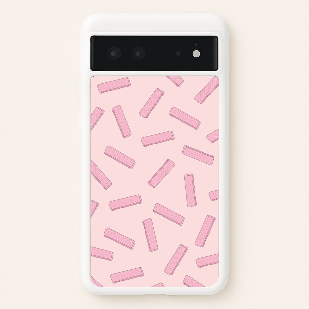 Pink Waffers - Biscuits Patterns - Biscuits Patterns Phone Case for Google Pixel 6