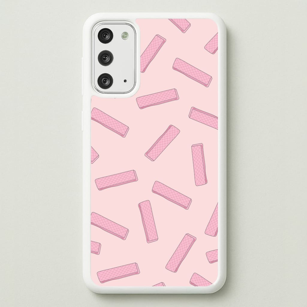 Pink Waffers - Biscuits Patterns - Biscuits Patterns Phone Case for Galaxy Note 20