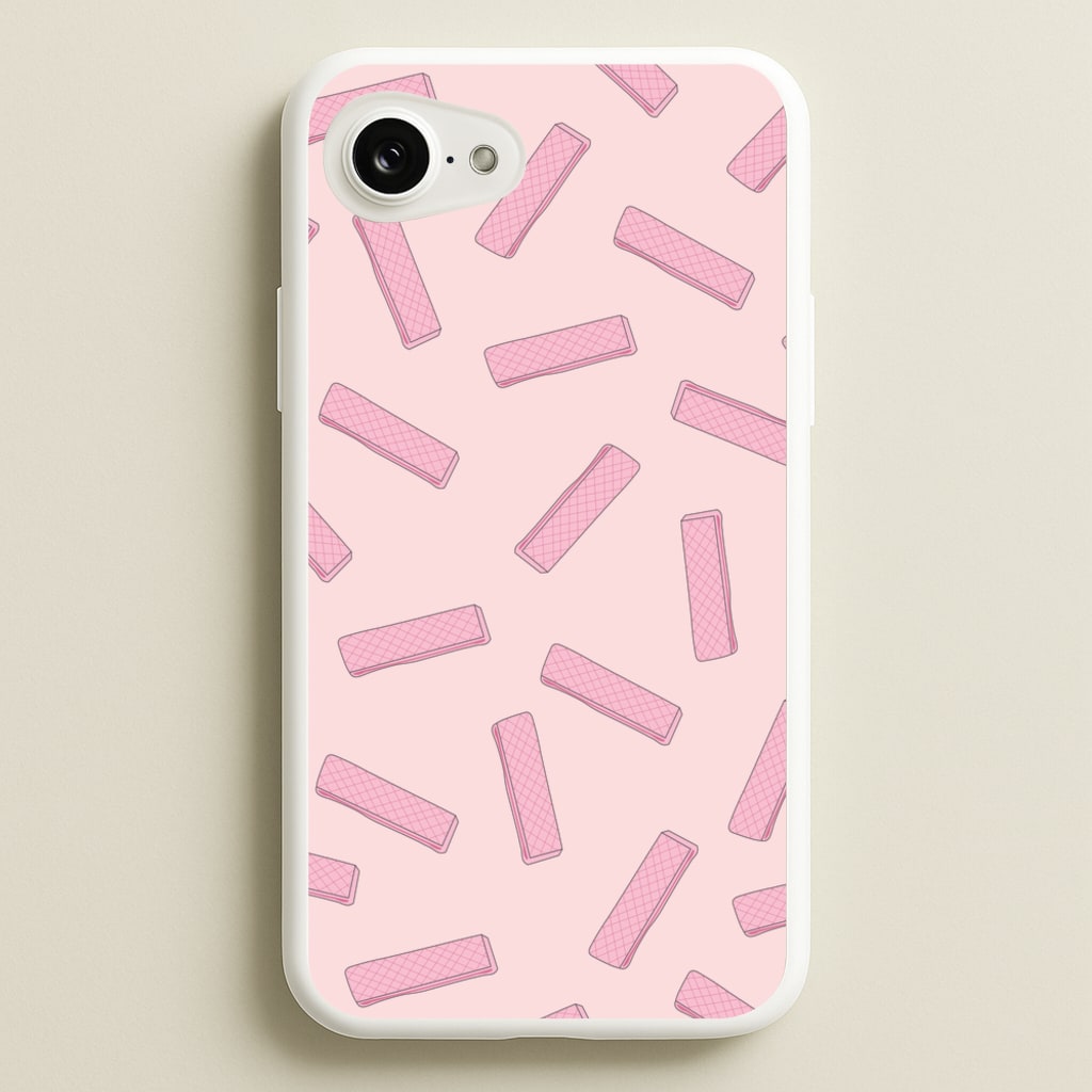 Pink Waffers - Biscuits Patterns - Biscuits Patterns Phone Case for iPhone 16e