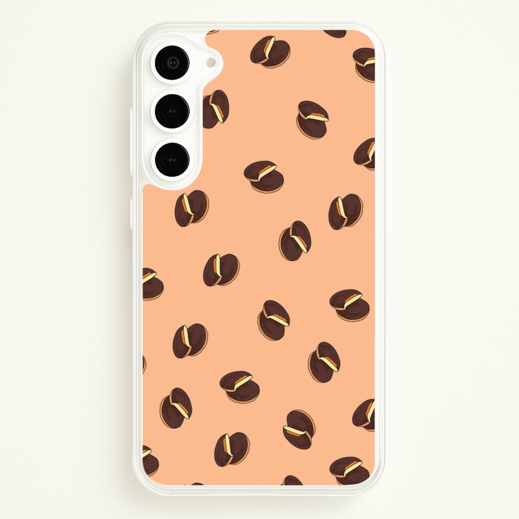 Jaffa Cakes - Biscuits Patterns - Biscuits Patterns Phone Case for Galaxy S23