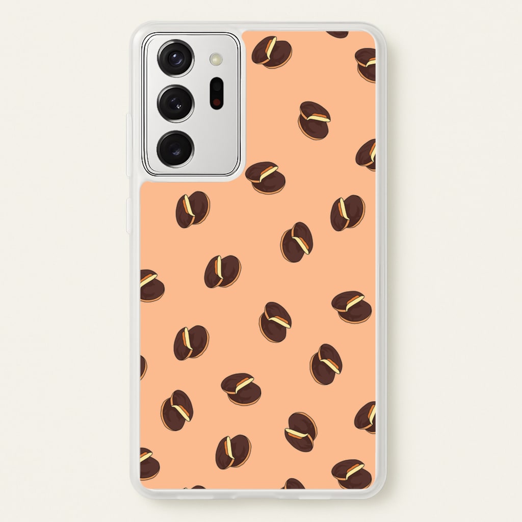 Jaffa Cakes - Biscuits Patterns - Biscuits Patterns Phone Case for Galaxy Note 20 Ultra