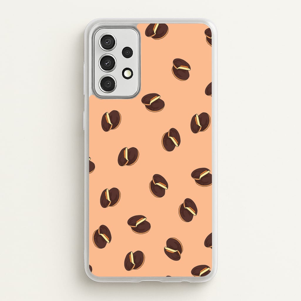 Jaffa Cakes - Biscuits Patterns - Biscuits Patterns Phone Case for Galaxy A52 / A52s