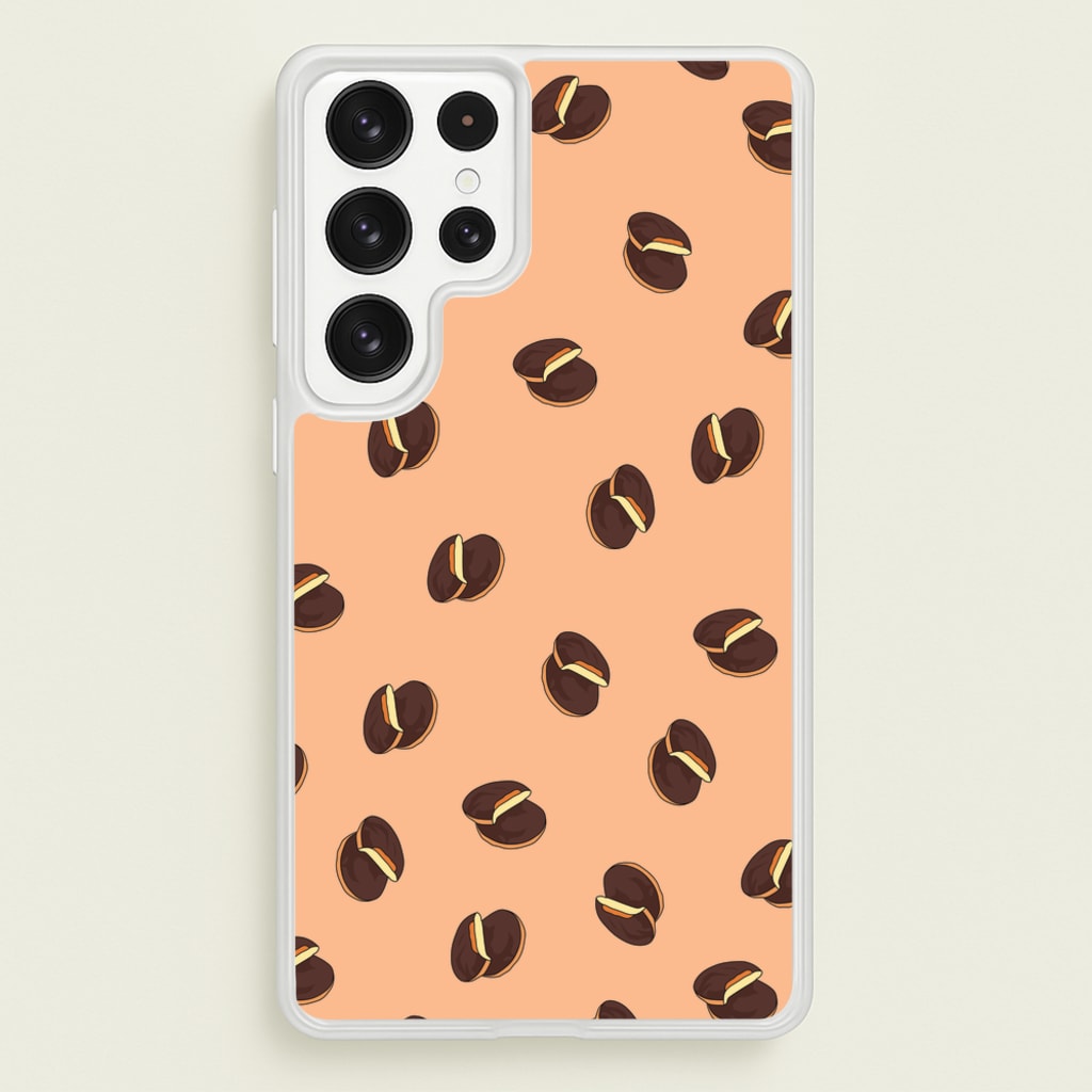 Jaffa Cakes - Biscuits Patterns - Biscuits Patterns Phone Case for Galaxy S22 Ultra
