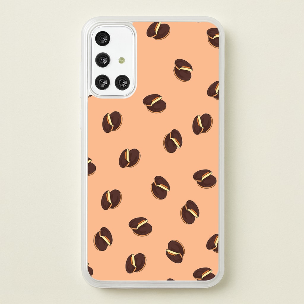 Jaffa Cakes - Biscuits Patterns - Biscuits Patterns Phone Case for Galaxy A71