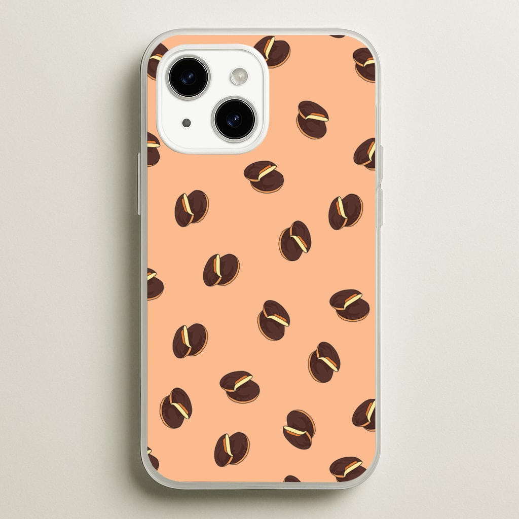 Jaffa Cakes - Biscuits Patterns - Biscuits Patterns Phone Case for iPhone 15