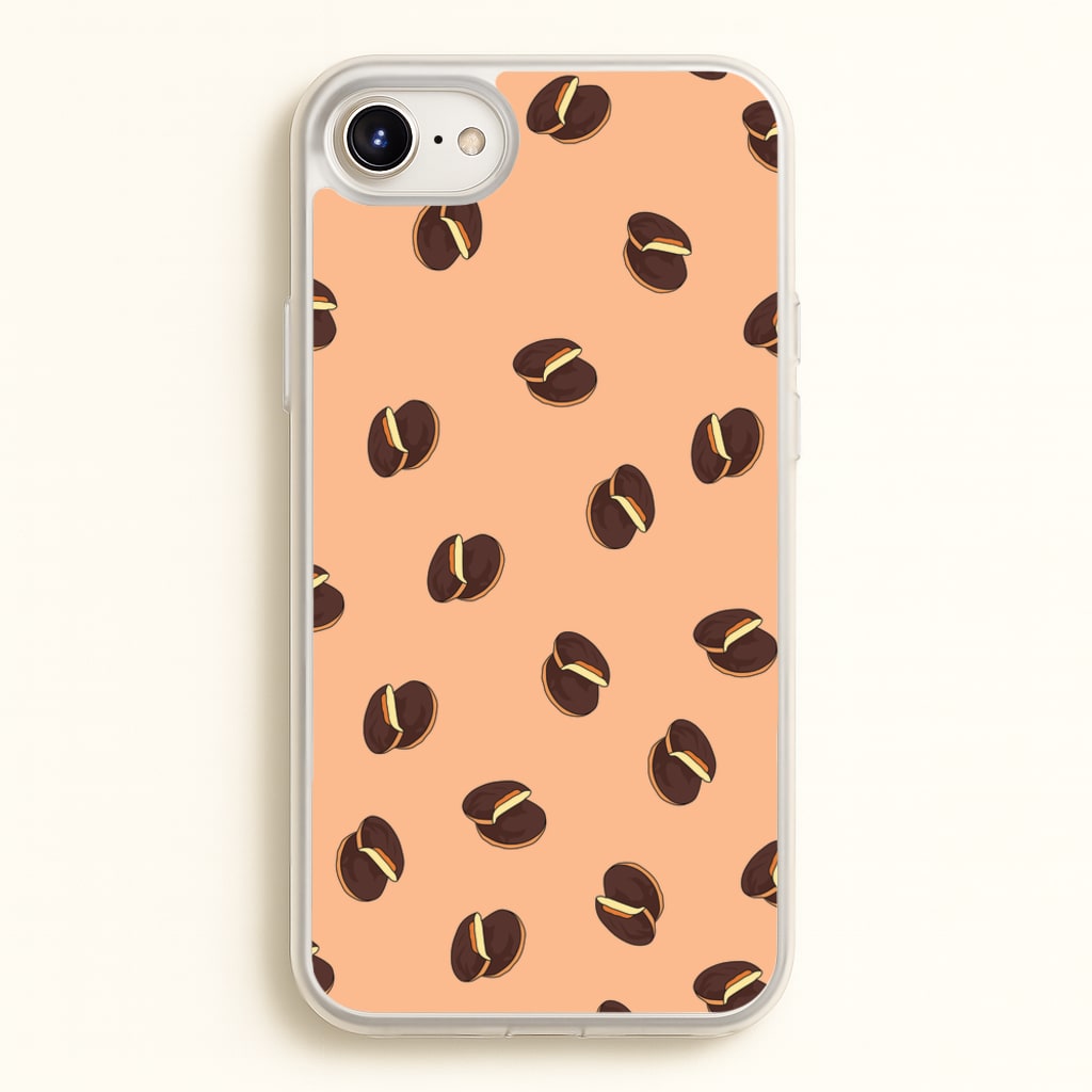 Jaffa Cakes - Biscuits Patterns - Biscuits Patterns Phone Case for iPhone 6 Plus / 7 Plus / 8 Plus