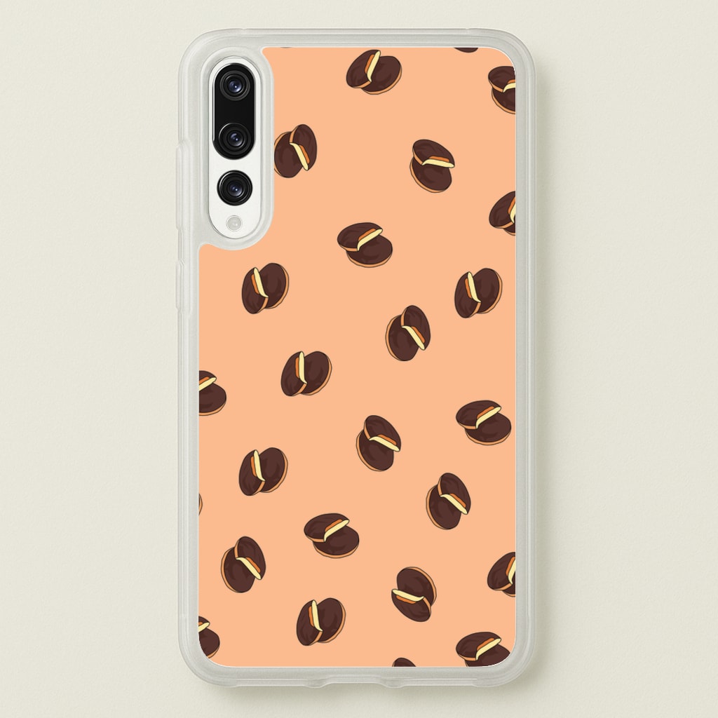 Jaffa Cakes - Biscuits Patterns - Biscuits Patterns Phone Case for Huawei P20 Pro
