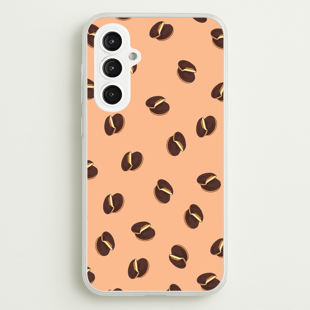 Jaffa Cakes - Biscuits Patterns - Biscuits Patterns Phone Case for Galaxy S23FE