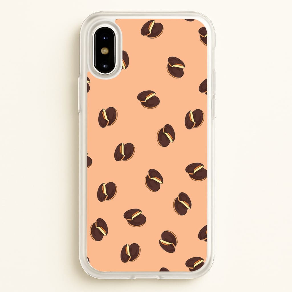 Jaffa Cakes - Biscuits Patterns - Biscuits Patterns Phone Case for iPhone X / XS