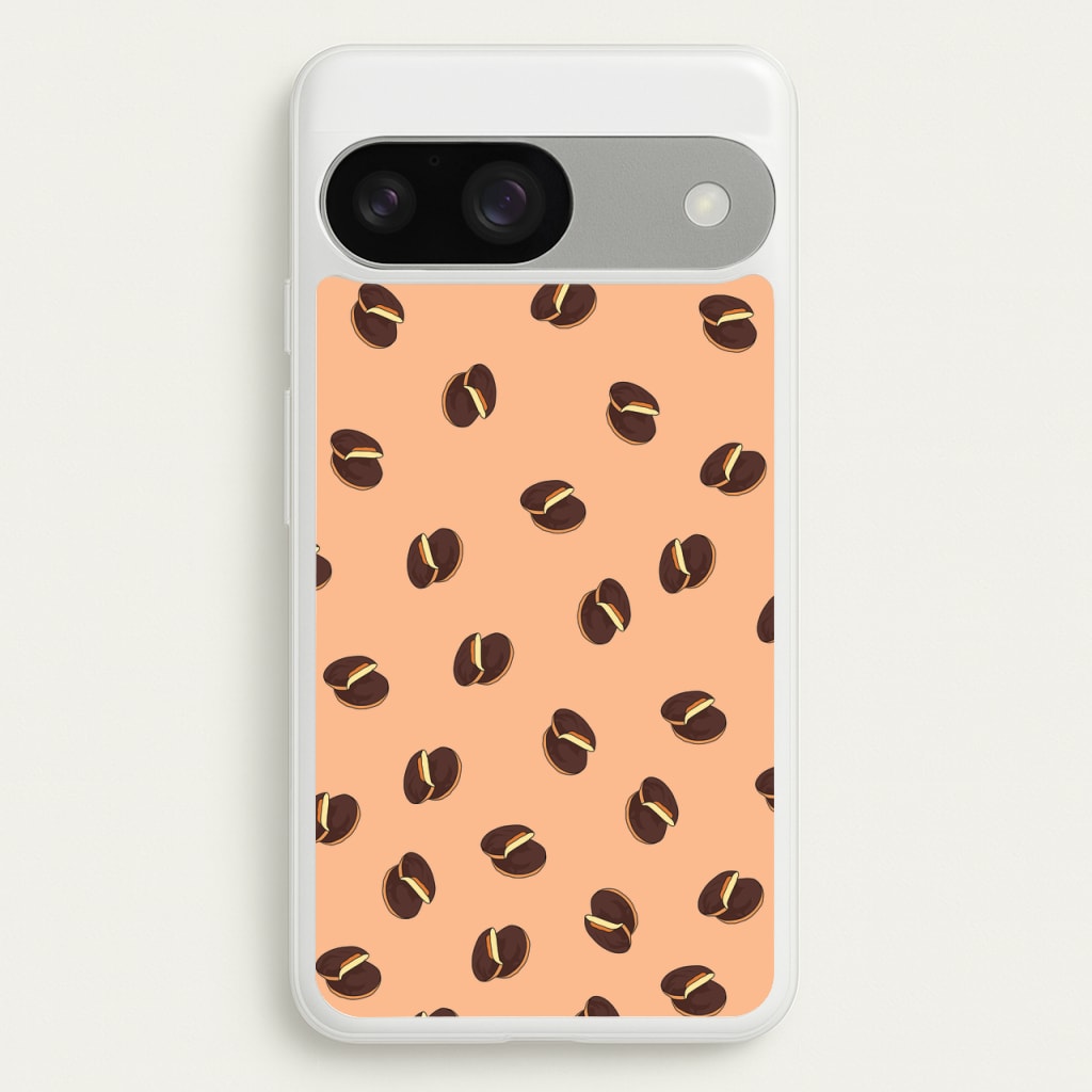 Jaffa Cakes - Biscuits Patterns - Biscuits Patterns Phone Case for Google Pixel 9 / 9 Pro