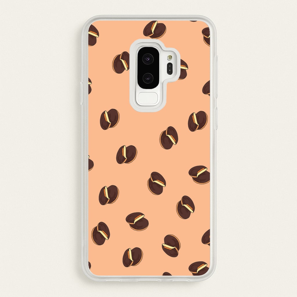 Jaffa Cakes - Biscuits Patterns - Biscuits Patterns Phone Case for Galaxy S9 Plus