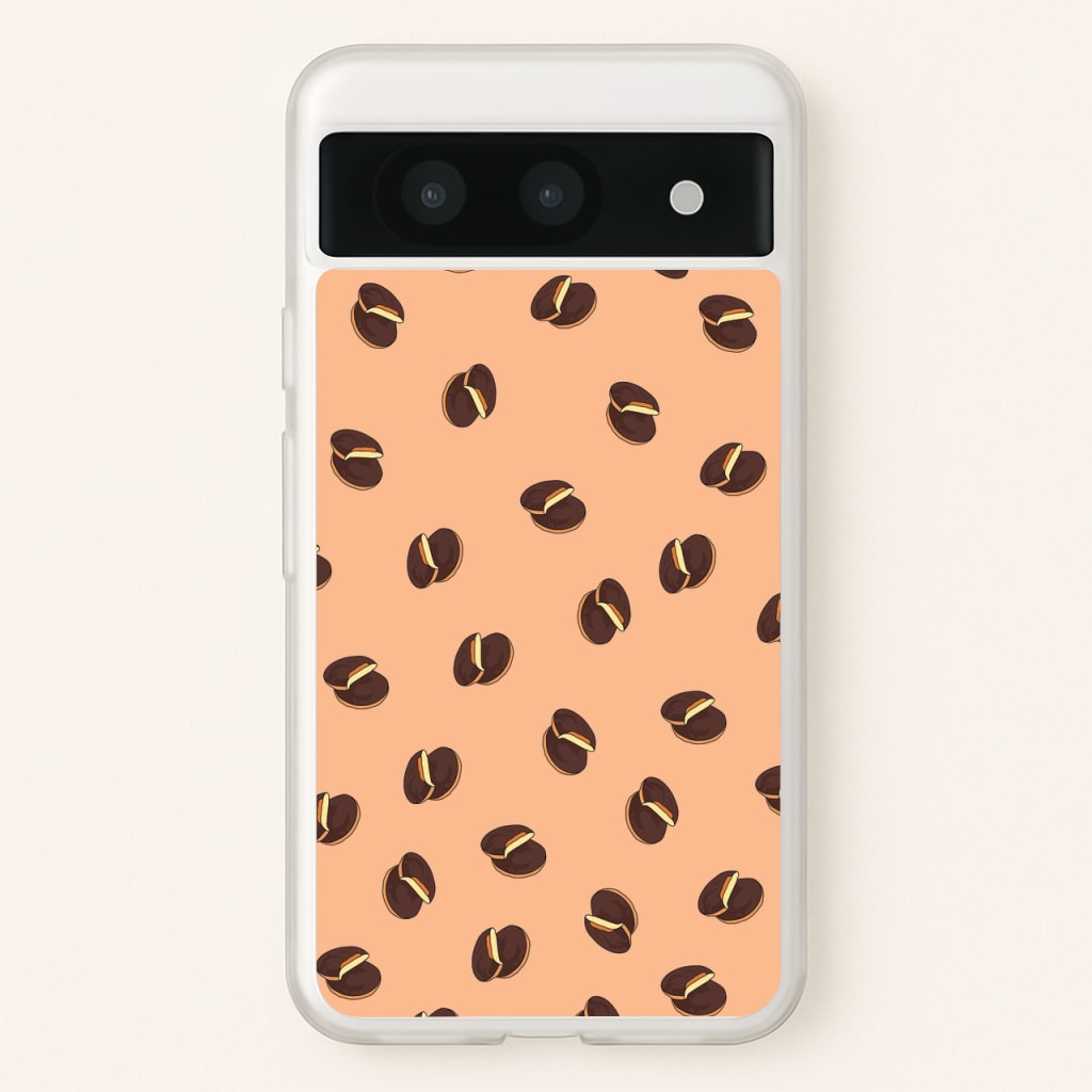 Jaffa Cakes - Biscuits Patterns - Biscuits Patterns Phone Case for Google Pixel 8a