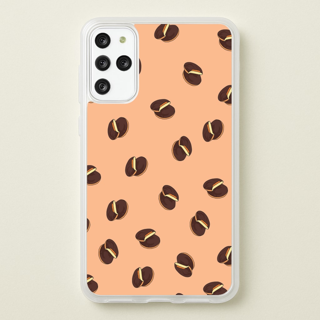 Jaffa Cakes - Biscuits Patterns - Biscuits Patterns Phone Case for Galaxy S20 Plus
