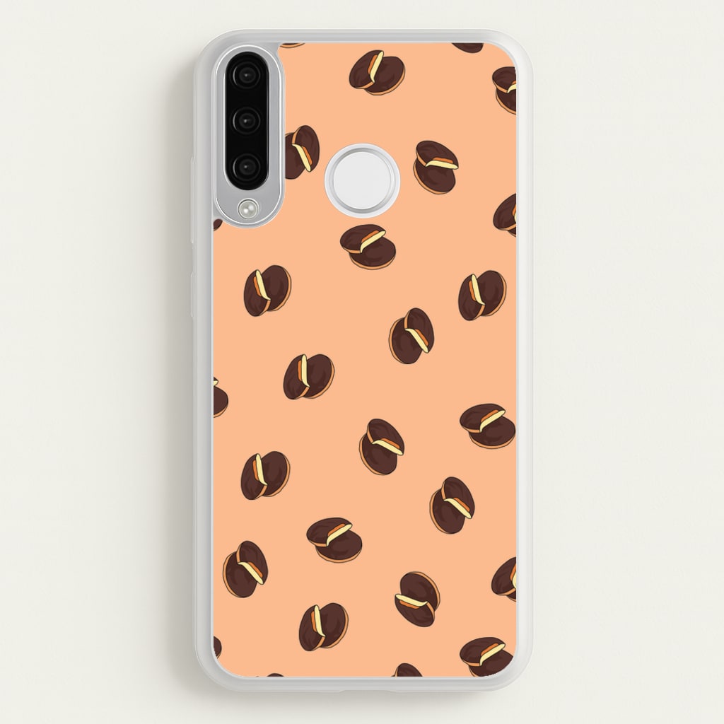 Jaffa Cakes - Biscuits Patterns - Biscuits Patterns Phone Case for Huawei P30 Lite