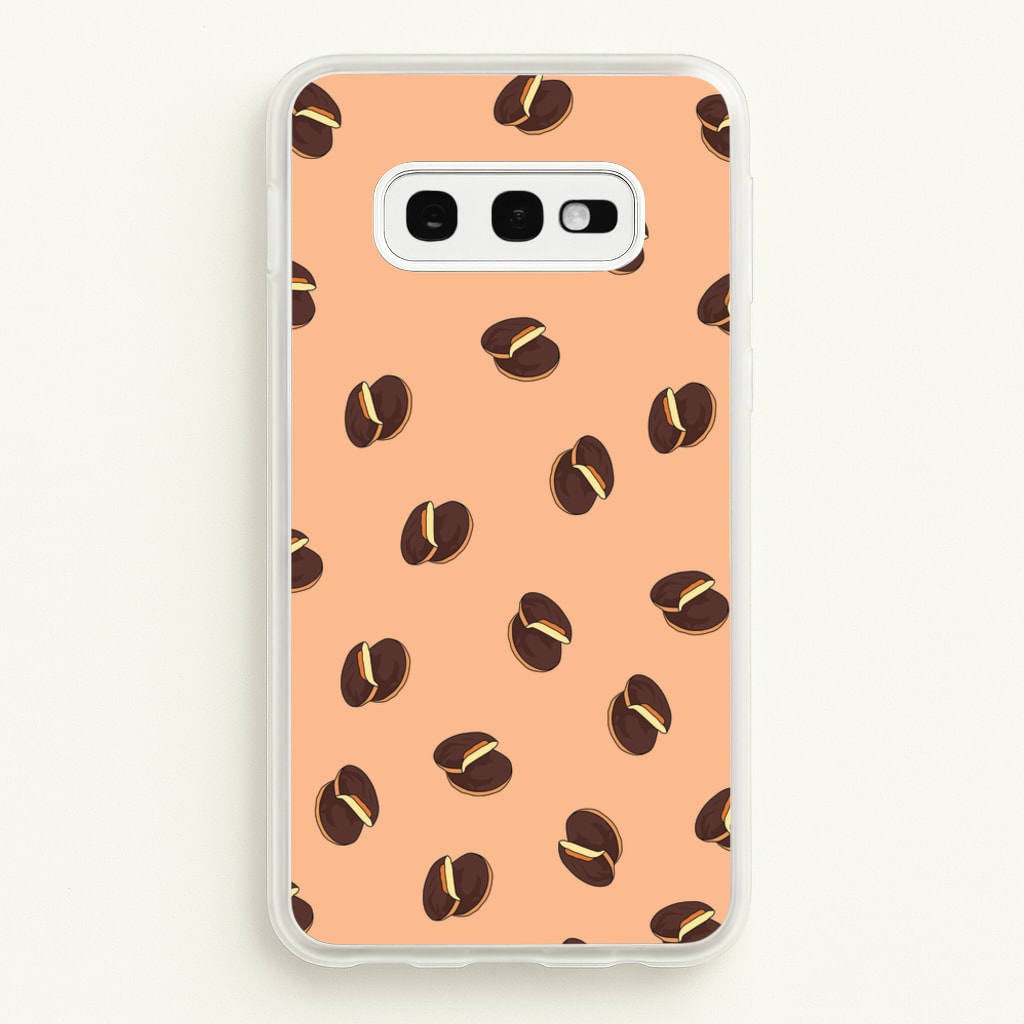 Jaffa Cakes - Biscuits Patterns - Biscuits Patterns Phone Case for Galaxy S10e