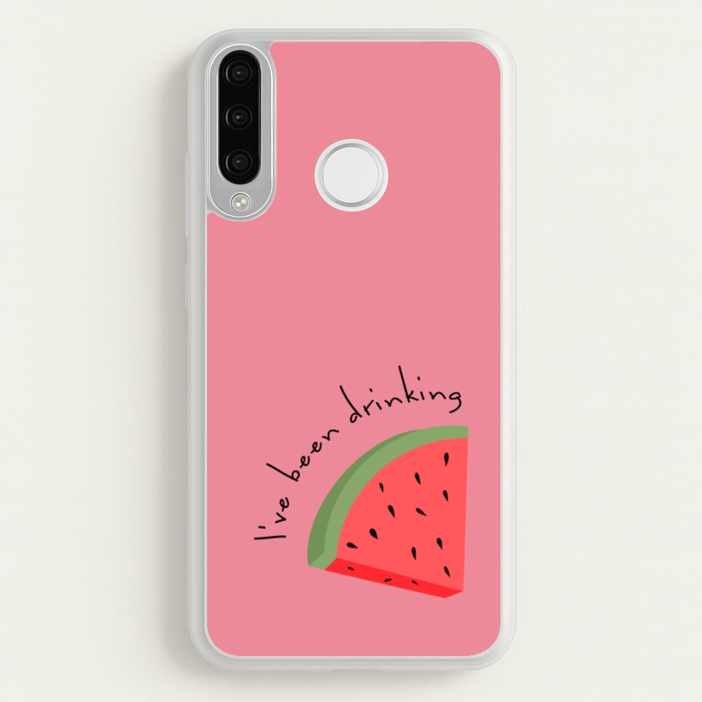 I've Been Drinkin Watermelon - Queen B - Black Enpowerment Phone Case for Huawei P30 Lite
