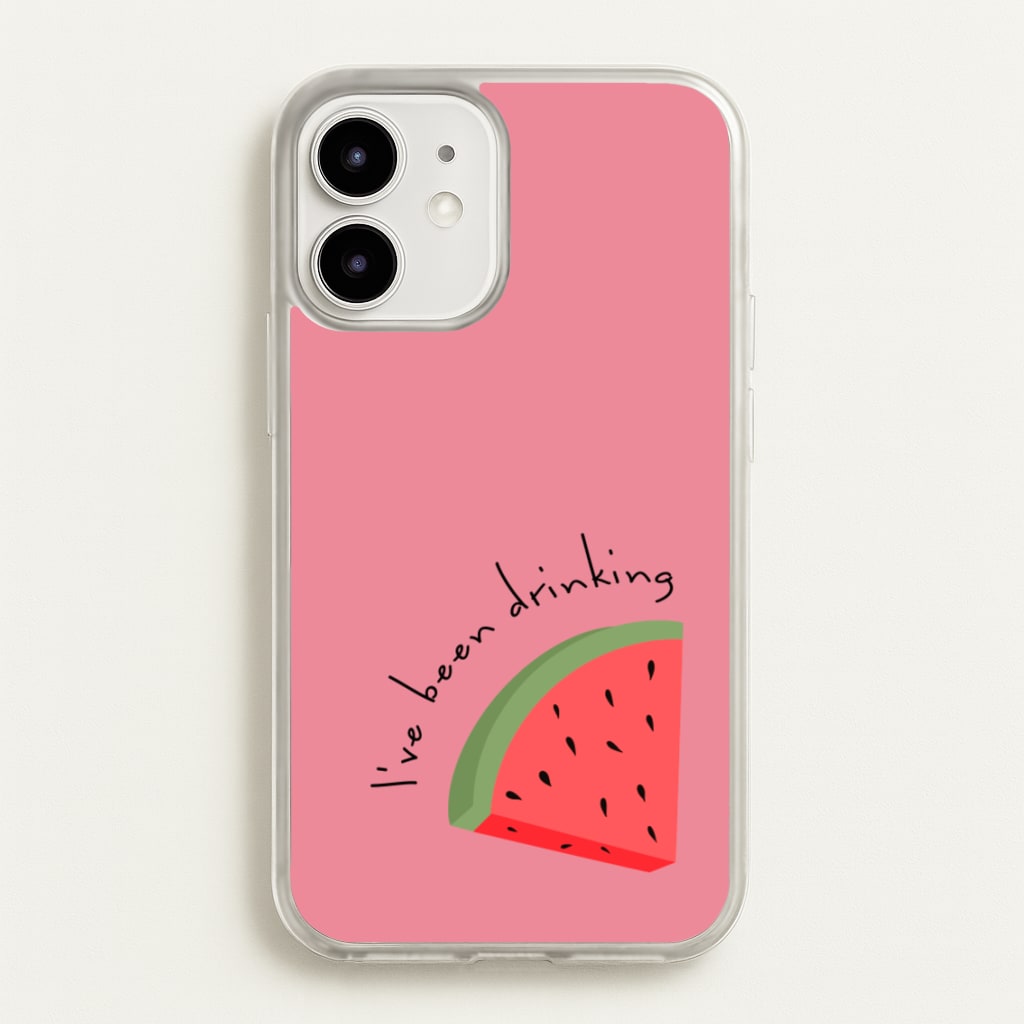 I've Been Drinkin Watermelon - Queen B - Black Enpowerment Phone Case for iPhone 12 / 12 Pro