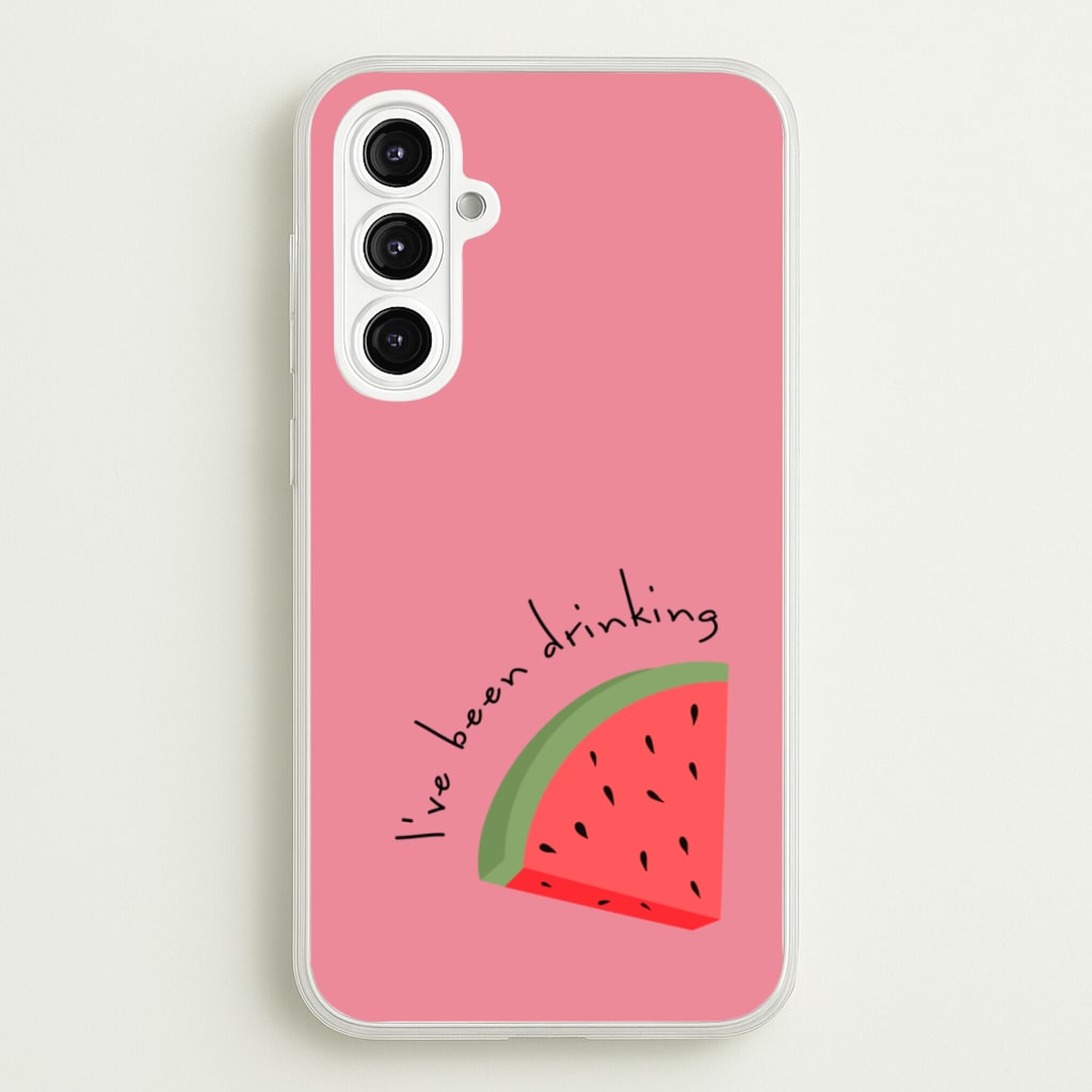 I've Been Drinkin Watermelon - Queen B - Black Enpowerment Phone Case for Galaxy A16