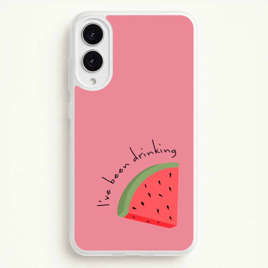 I've Been Drinkin Watermelon - Queen B - Black Enpowerment Phone Case for Galaxy S25 Edge