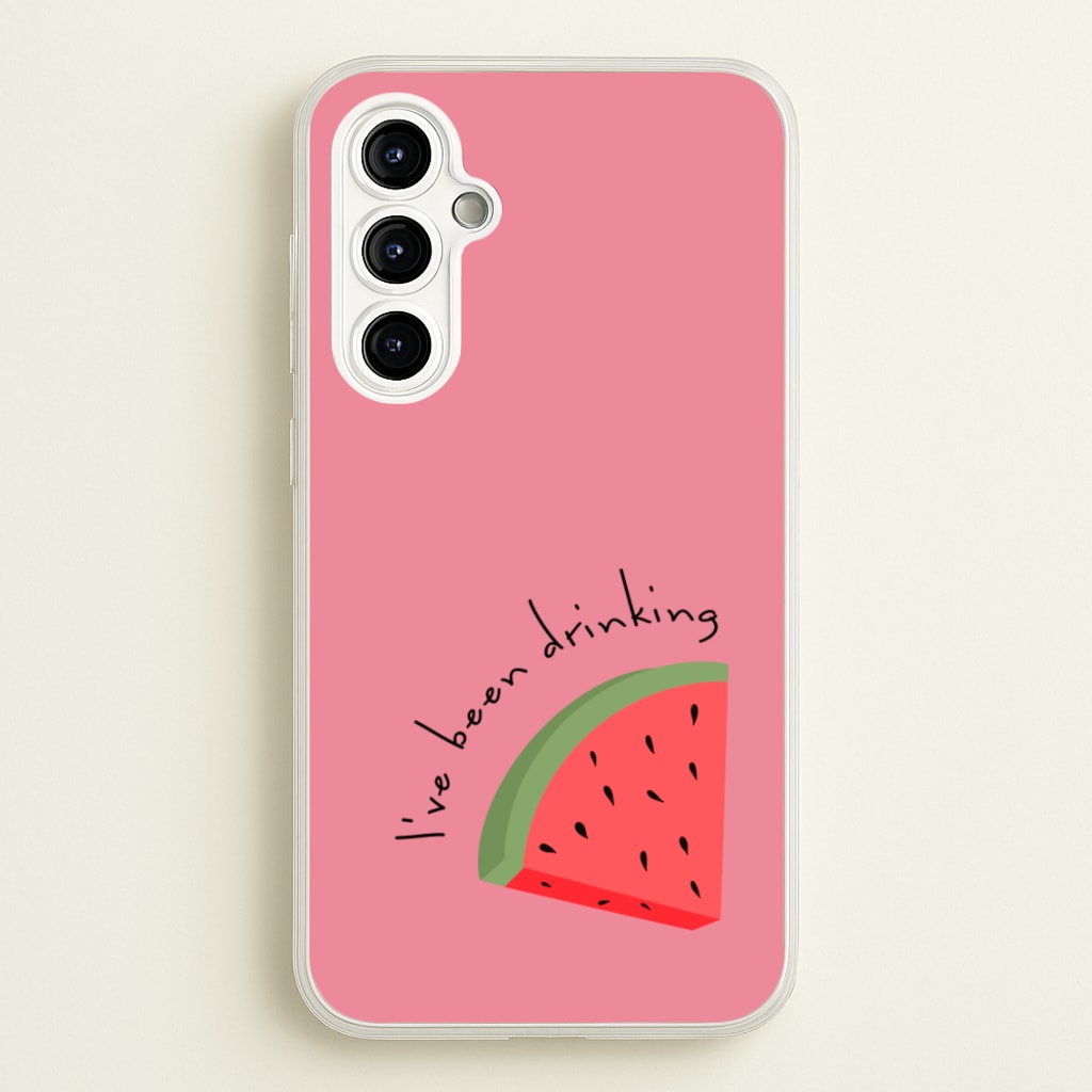 I've Been Drinkin Watermelon - Queen B - Black Enpowerment Phone Case for Galaxy A54
