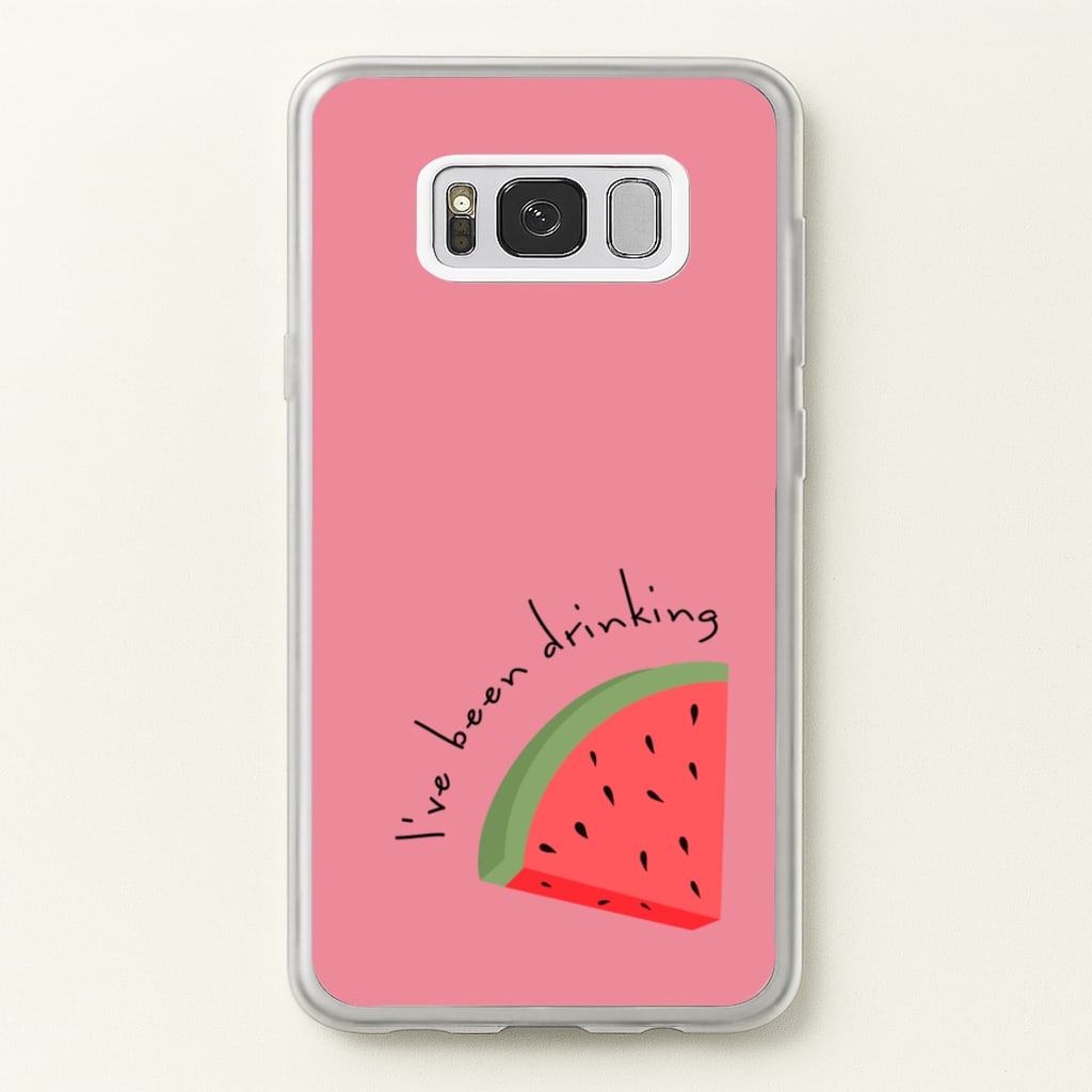 I've Been Drinkin Watermelon - Queen B - Black Enpowerment Phone Case for Galaxy S8