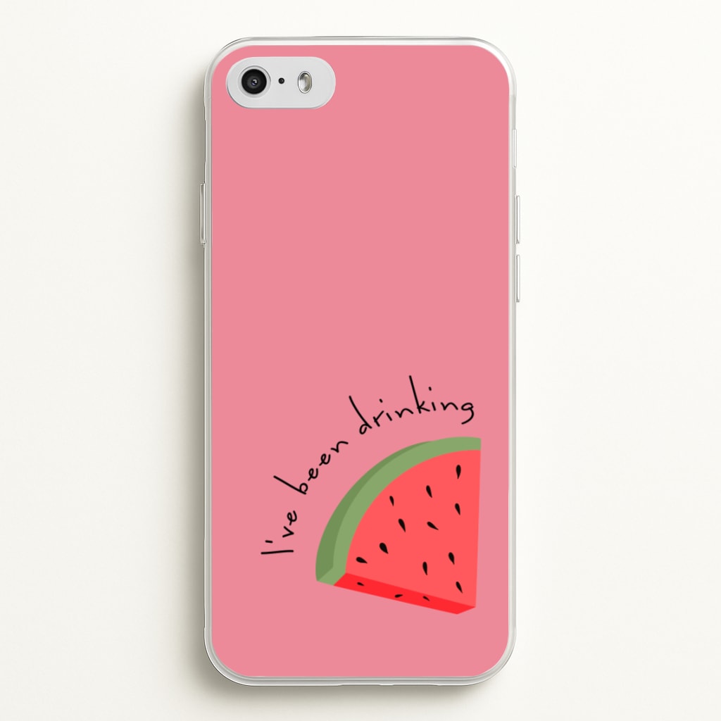 I've Been Drinkin Watermelon - Queen B - Black Enpowerment Phone Case for iPhone 5 / 5s / SE 2016