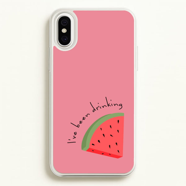 I've Been Drinkin Watermelon - Queen B - Black Enpowerment Phone Case for iPhone XS Max