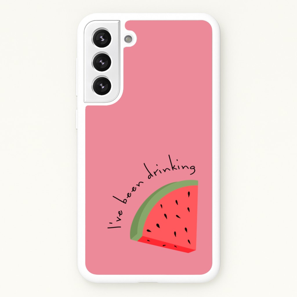 I've Been Drinkin Watermelon - Queen B - Black Enpowerment Phone Case for Galaxy S22 Plus