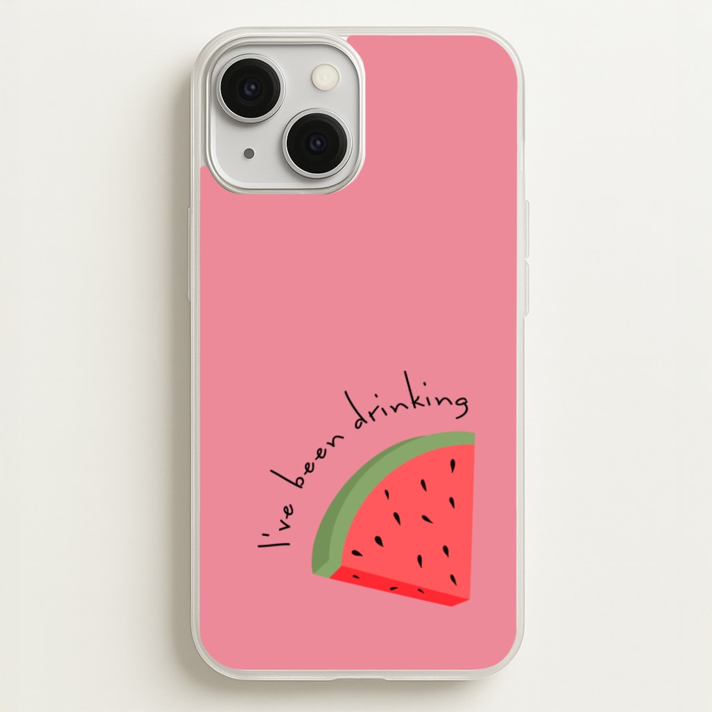 I've Been Drinkin Watermelon - Queen B - Black Enpowerment Phone Case for iPhone 13 Mini