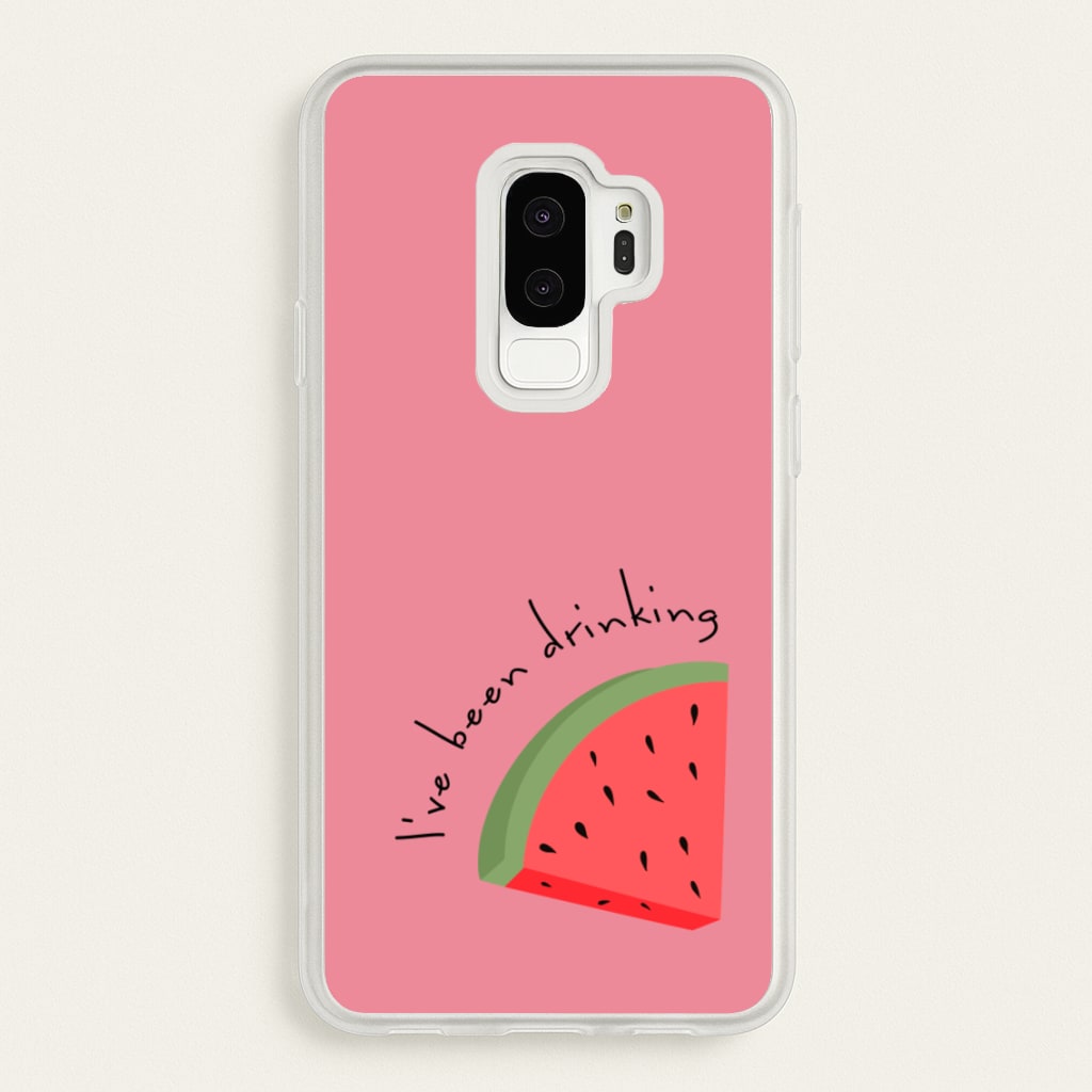 I've Been Drinkin Watermelon - Queen B - Black Enpowerment Phone Case for Galaxy S9 Plus