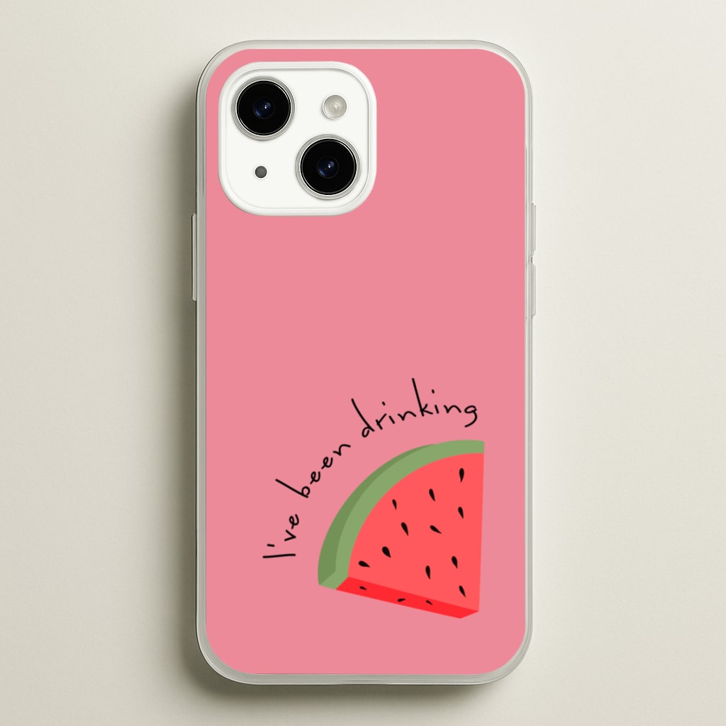 I've Been Drinkin Watermelon - Queen B - Black Enpowerment Phone Case for iPhone 14