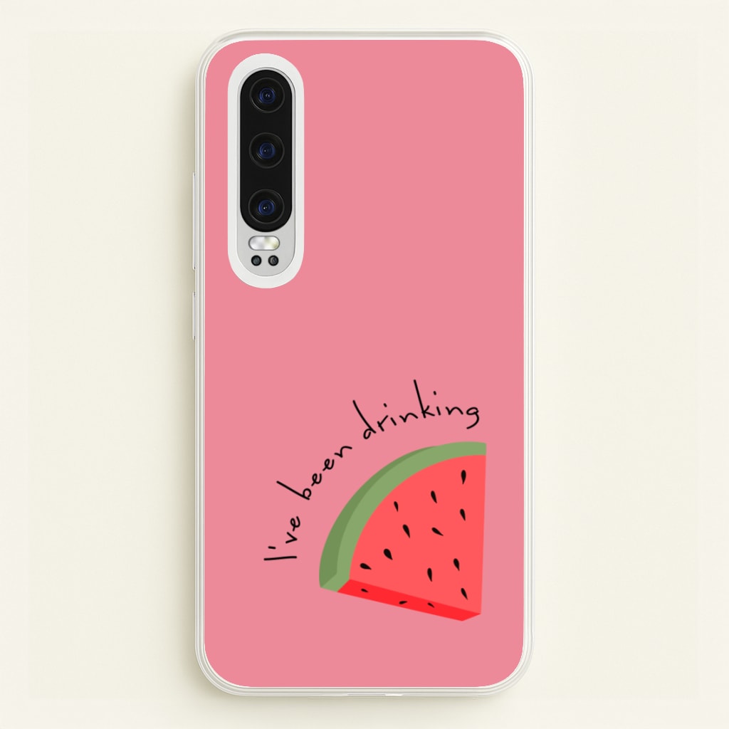 I've Been Drinkin Watermelon - Queen B - Black Enpowerment Phone Case for Huawei P30