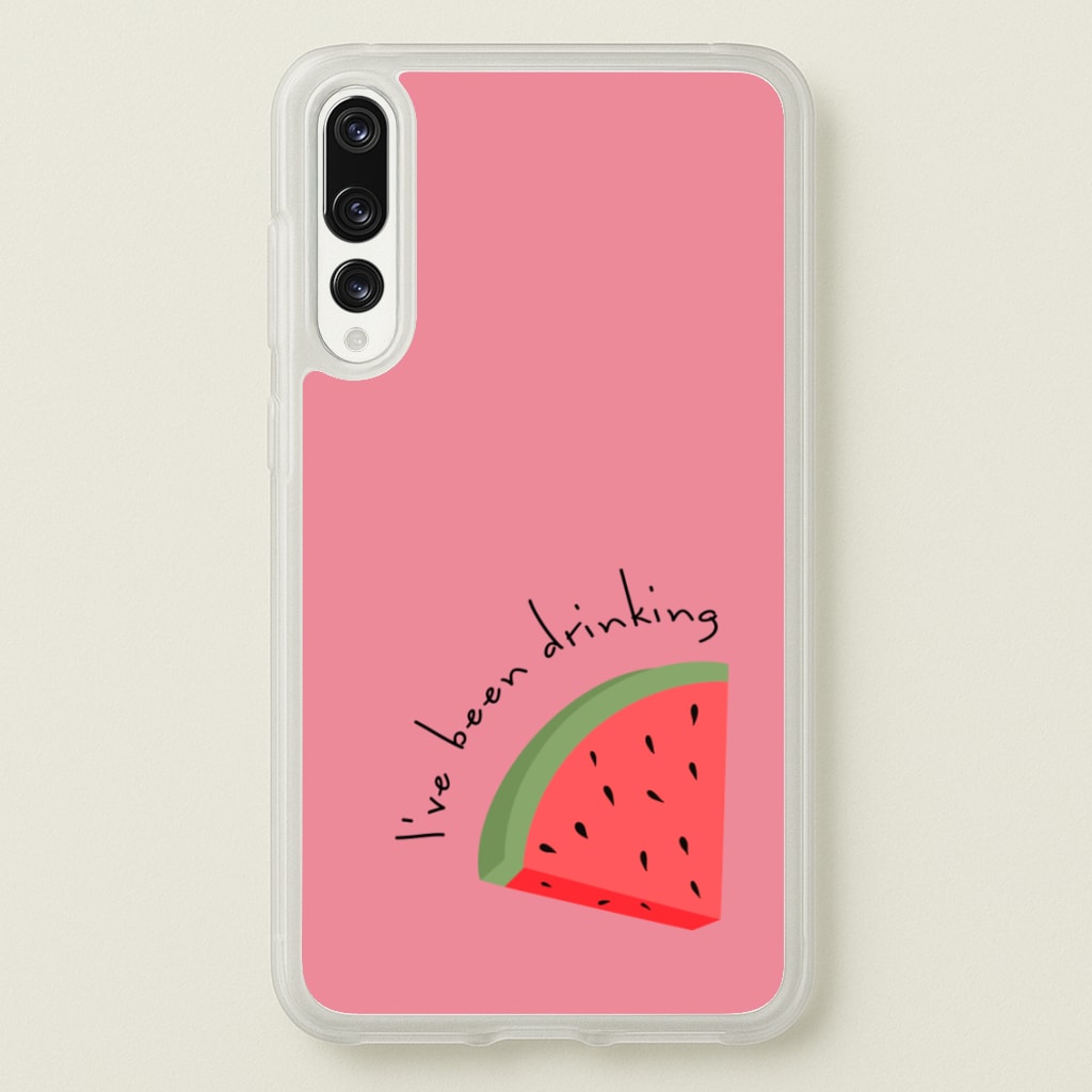 I've Been Drinkin Watermelon - Queen B - Black Enpowerment Phone Case for Huawei P20 Pro